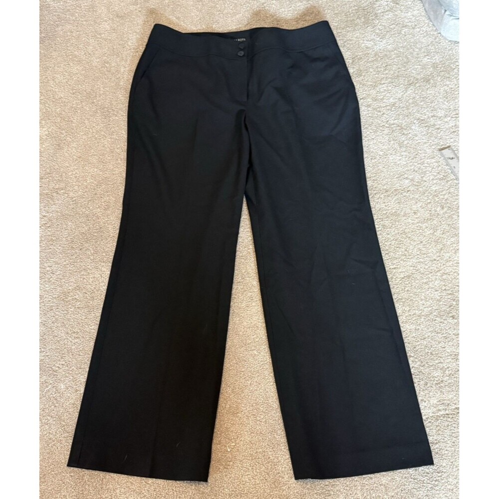 Talbots Women's size 16P Petite Black trousers dress pants work wear Career